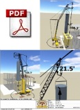 3D Lift Plan view, showing rigging